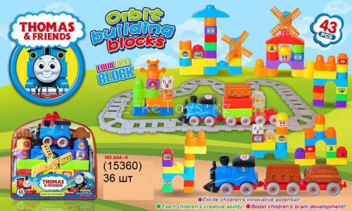 картинка Конструктор Паровозик Томас 43 дет от магазина Игрушек