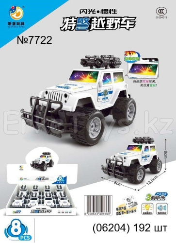 картинка Машина инерционная 8 шт в уп от магазина Игрушек