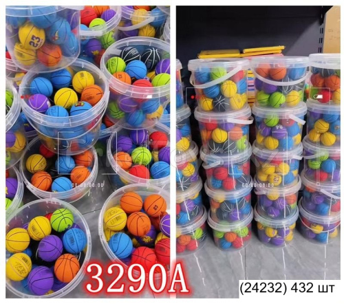 картинка Мячик 24 шт в ведерке от магазина Игрушек