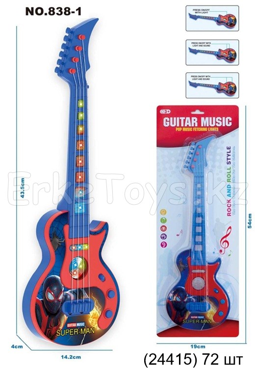картинка Гитара Superman от магазина Игрушек